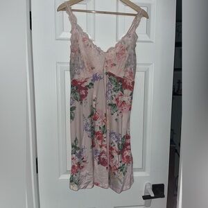 Flora Nikrooz Pink Floral Lace Chemise